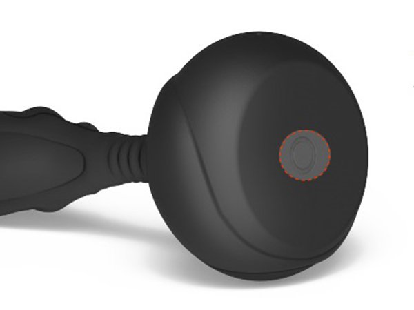 Silikon-Analplug mit Stoßfunktion